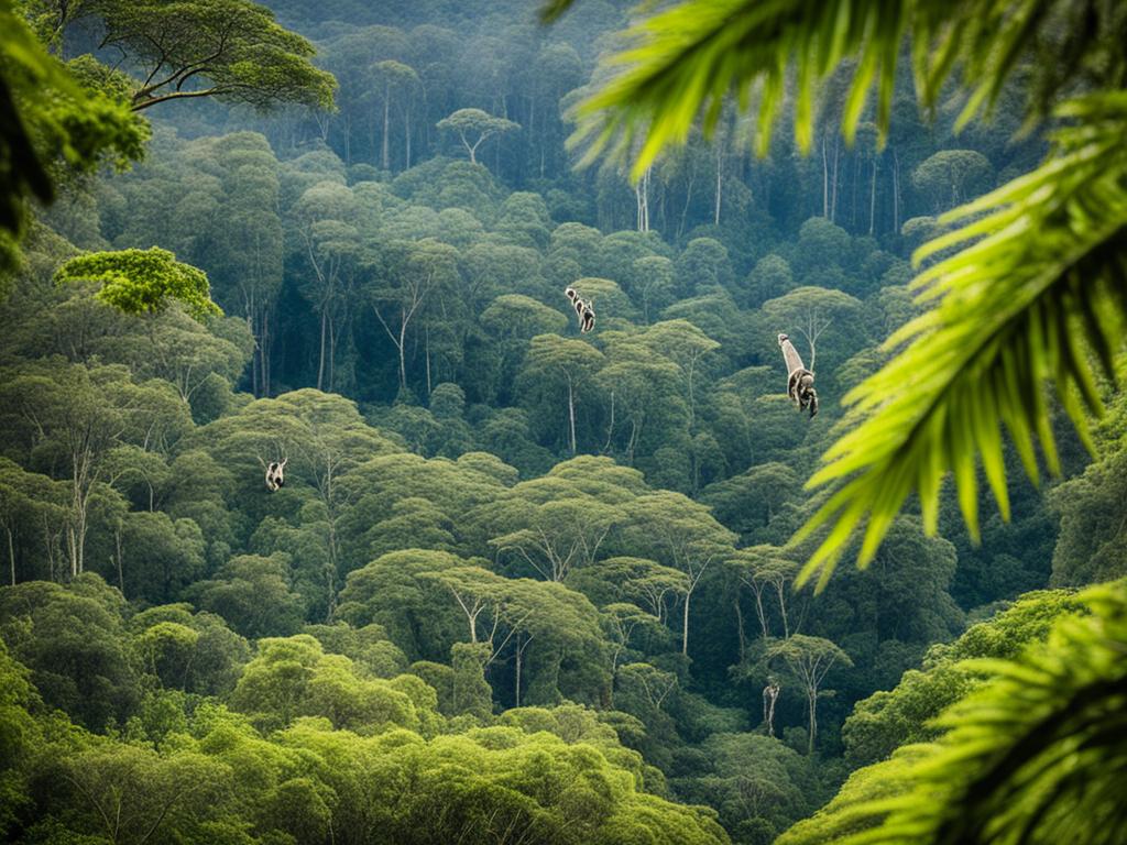 Artenreiches Lemuren Habitat im Ranomafana-Nationalpark